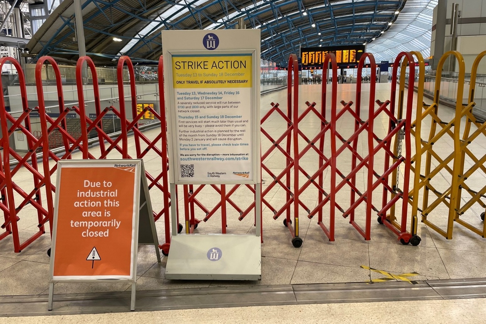 Rail services hit as first wave of strikes begin 